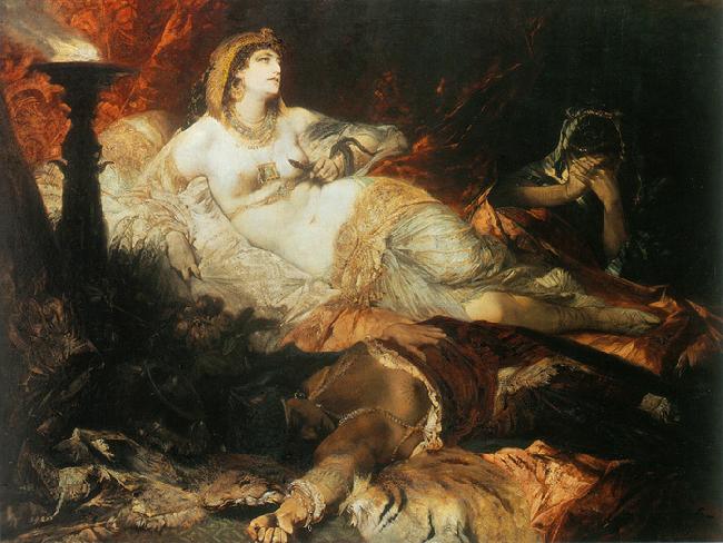 Hans Makart Der Tod der Kleopatra oil painting picture